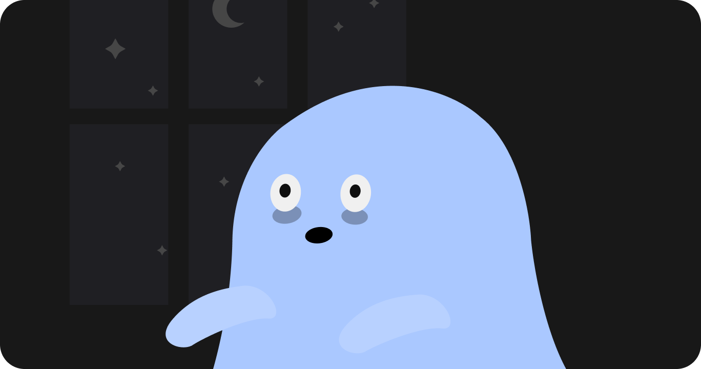 睡眠時遊行症（夢遊病）により、深夜に歩き回る様子