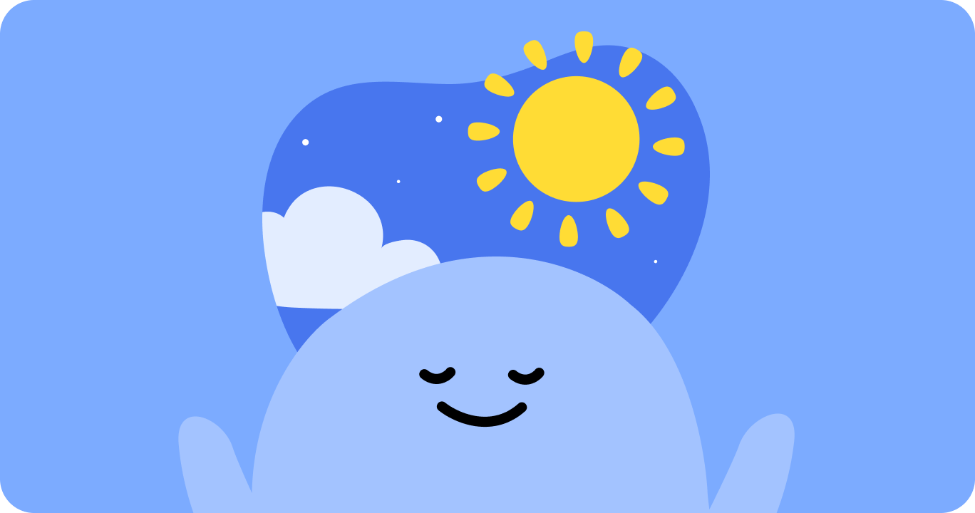 朝すっきり目覚めた受験生の様子