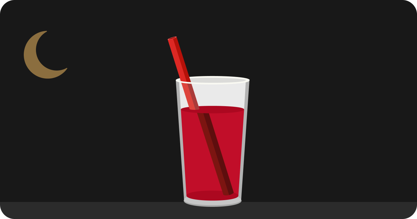 The thumbnail of article 寝つきが変わる？タルトチェリージュースの秘密