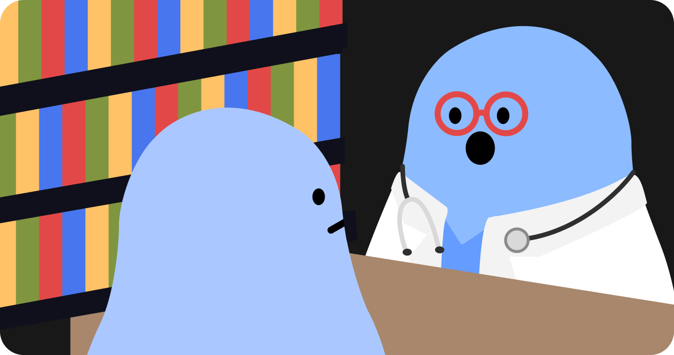 メラトニンの服用について医師に相談している様子