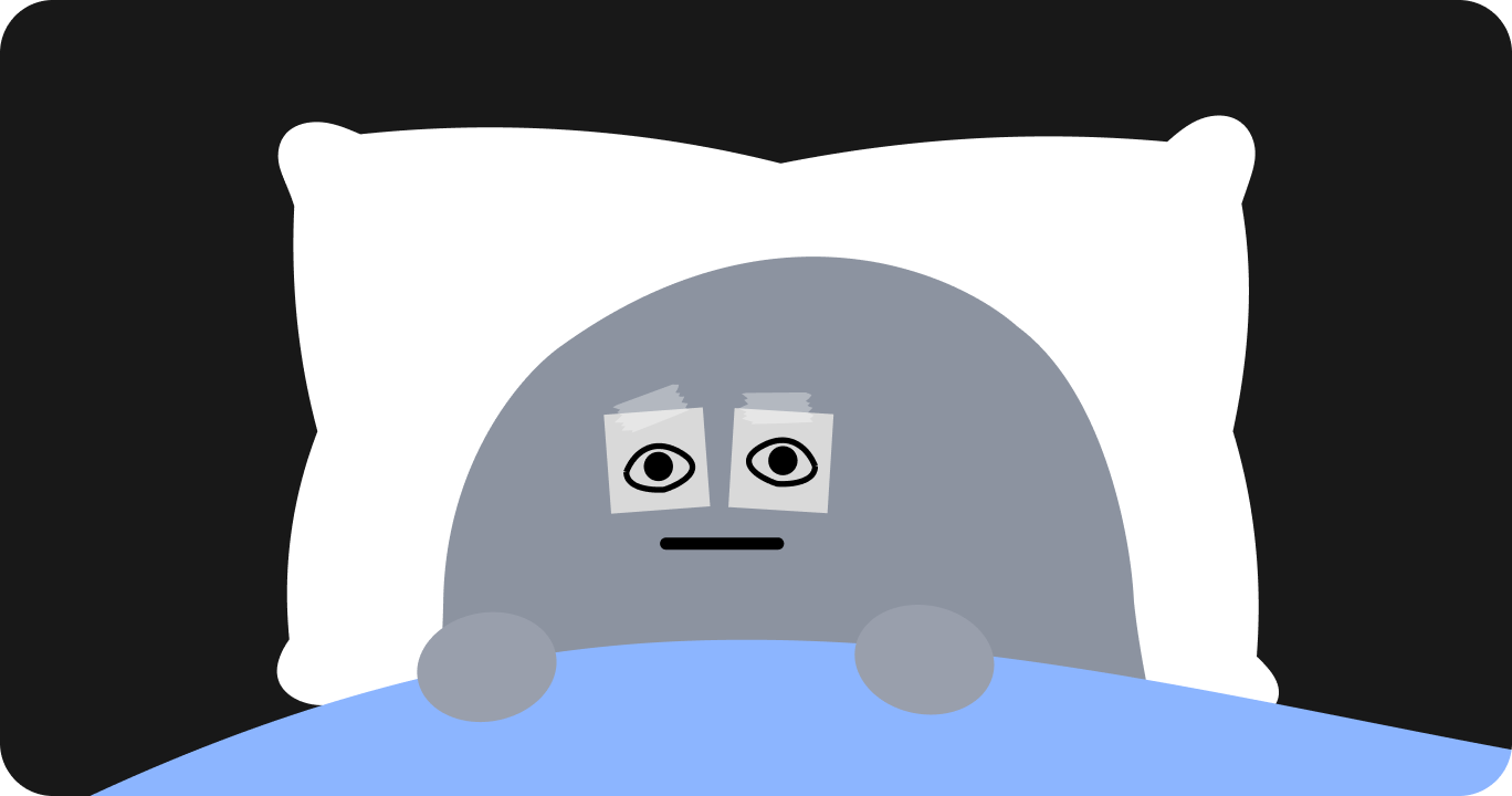 日光不足で寝続けている様子